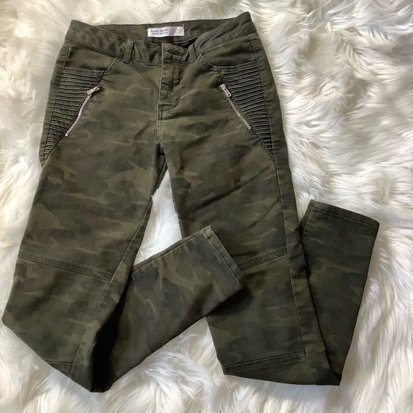 ZARA Basic Z1975 Power Stretch Olive Skinny Jean - Picture 8 of 12